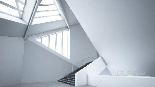3dsMAX制作现代抽象建筑空间设计场景模型