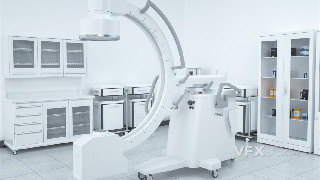 C4D制作现代科技医疗手术仪器设备场景模型