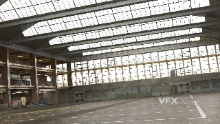 3dsMAX制作水泥工业工厂仓库场景模型