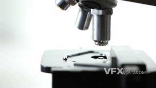 显微镜医学科研医疗研究设备器械运用特写视频