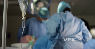 4K医生手术台做手术视频