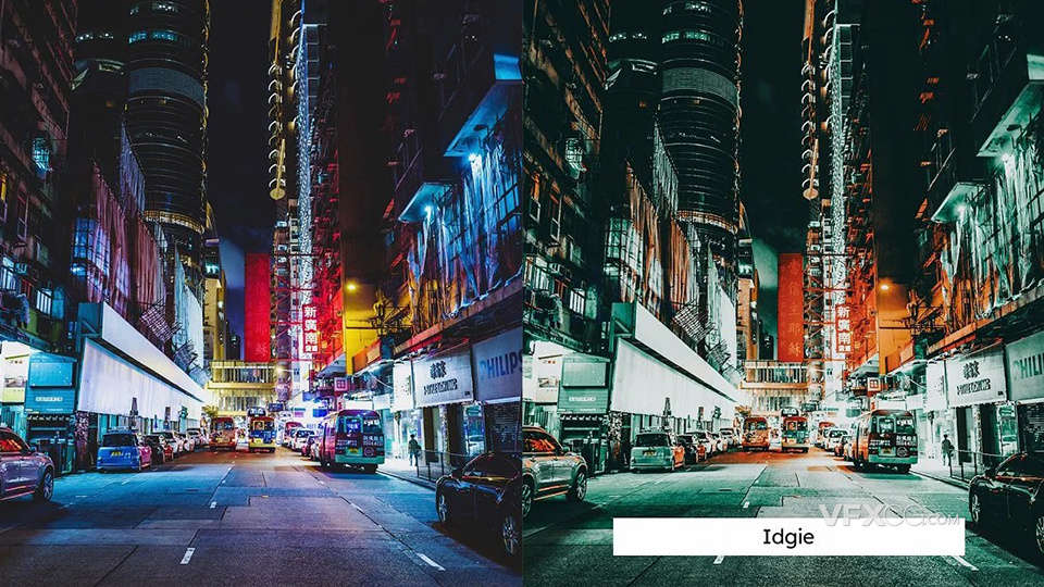 20种未来派城市风光街道拍摄滤镜Lightroom预设