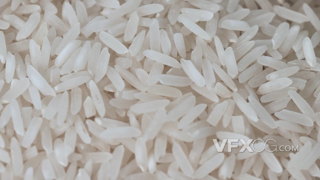 颗粒饱满的大米的近景特写高清实拍视频
