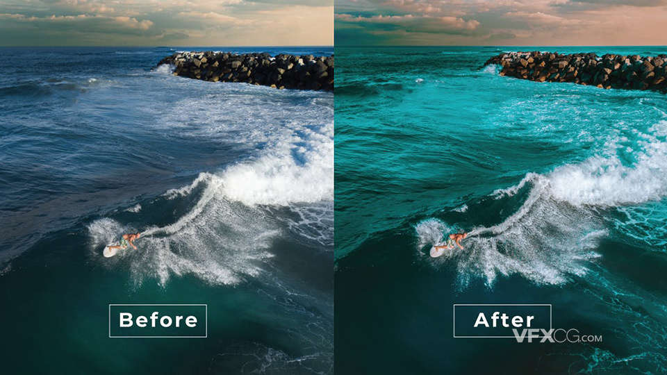 海岛生活摄影调色照片滤镜LUTS预设