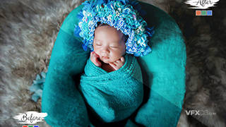10个新生婴儿摄影照片调色LUTS预设