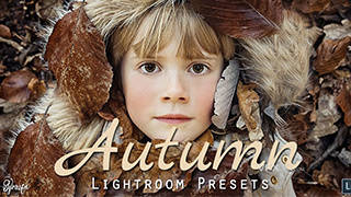 现代色彩秋季旅拍人像照片Lightroom预设
