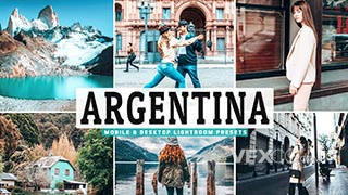 阿根廷城市主题亮色暖色调处理LR预设
