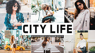 城市生活照片风格调色滤镜Lightroom预设