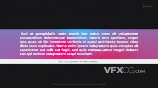 经典简约电影前言动态优雅标题动画视频字幕AE模板