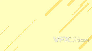 MG动画黄色线条划过循环视频背景