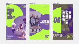 公司企业商务潮流品牌活动设计媒体短视频AE模板