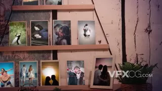 家庭生活记录节日周年纪念情人节婚礼视频相册AE模板
