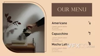 咖啡冲泡商务企业潮流广告品牌宣传片AE模板