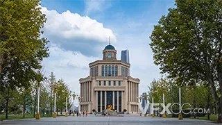 城市交通武汉横渡长江纪念馆实拍视频
