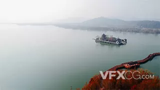 江南自然风光石湖天镜阁实拍视频