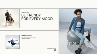 优雅时尚简约明亮商务电子品牌介绍开场视频AE模板