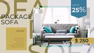 现代简约活动折扣标题介绍时尚空间房地产广告片AE模板