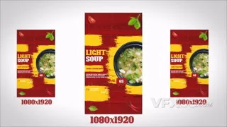 快餐美食推广商业时尚菜单设计活动媒体短视频AE模板