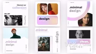 时尚简约现代创意明亮社交媒体短视频达芬奇模板
