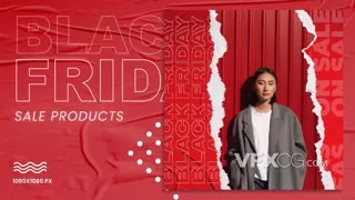 潮流街头都市时尚产品包装活动折扣营销媒体短视频AE模板