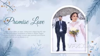 浪漫周年婚礼纪念优雅温馨影视宣传片AE模板