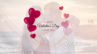 浪漫婚礼时尚幸福文本流行标志介绍视频字幕AE模板